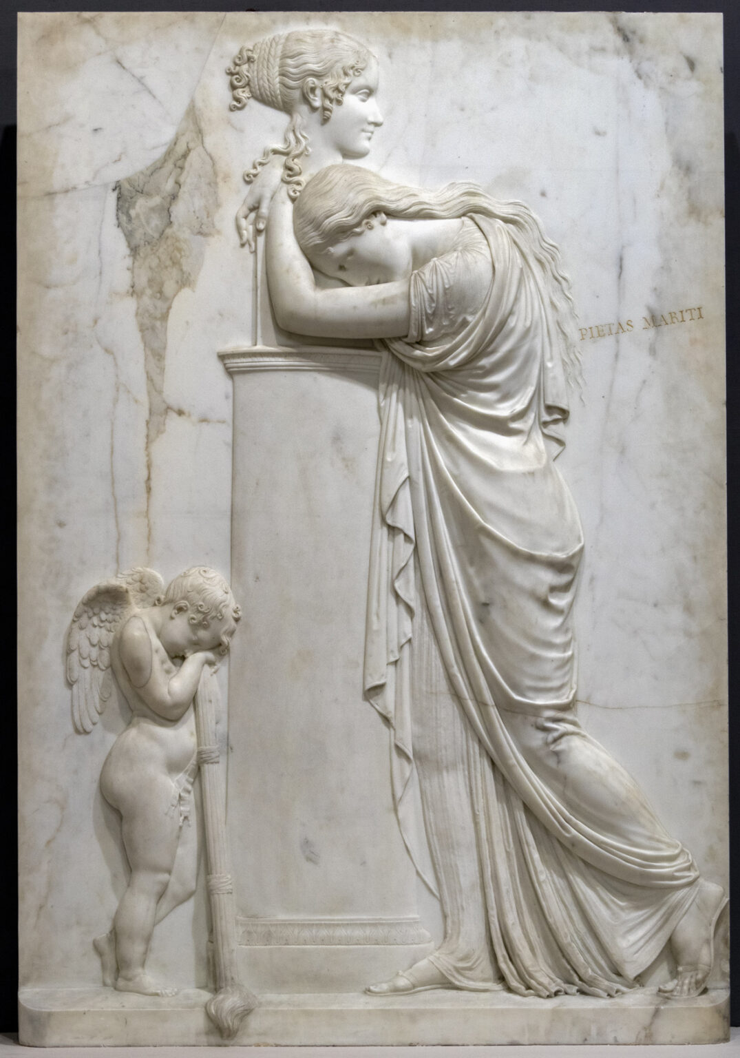 Alla Gypsotheca ricomposte le stele Mellerio di Canova. E Sgarbi esorta